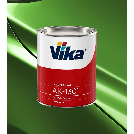 Автоэмаль Акриловая «Vika» АК-1301 2К, 850г, Светло-зеленый 325