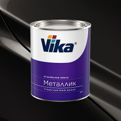Автоэмаль"Vika" Черный шоколад 635 металик 0,9кг