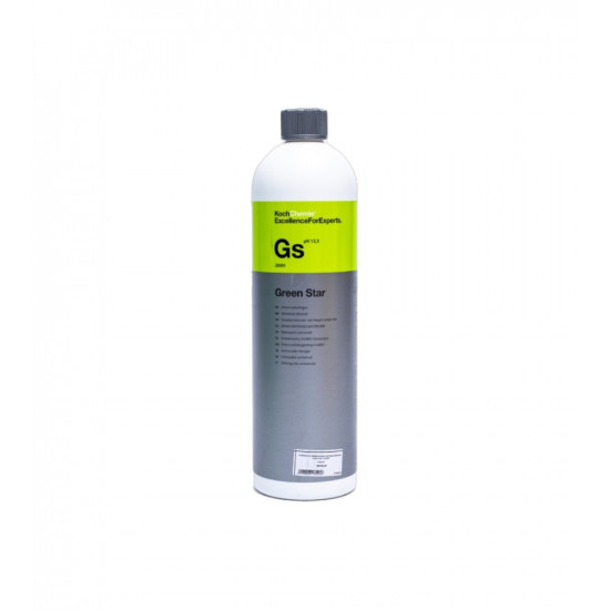 KochChemie GREEN STAR - Универсальное щелочное средство для бережной первичной мойки поверхностей (1 л) 25001