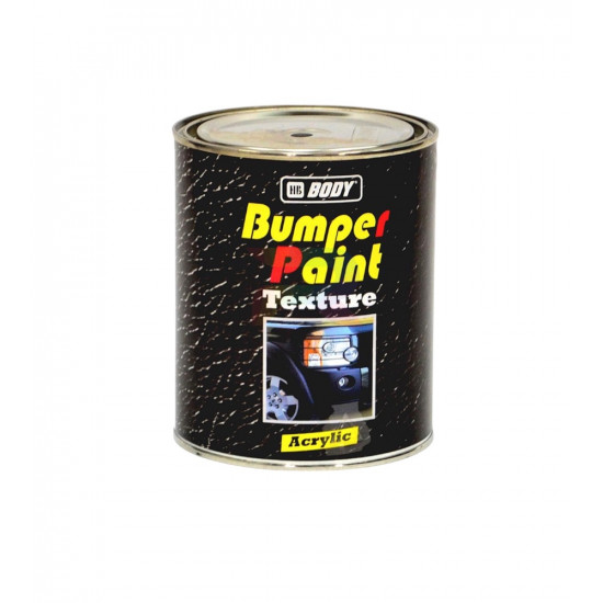 Краска для Бамперов Bumper Paint Texture структурная Черная 1 л – Боди/HB Body 4120200001