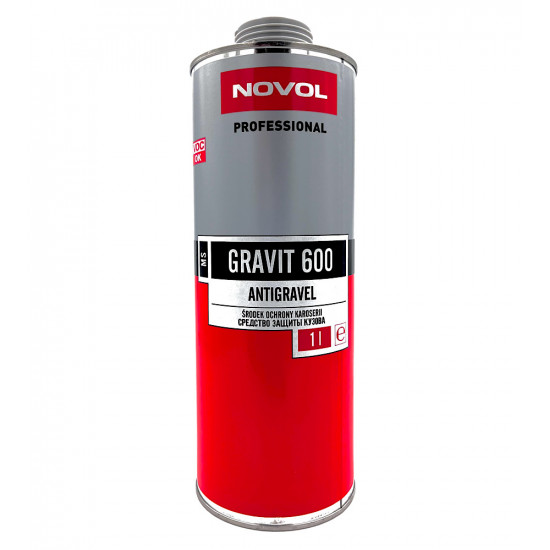 NOVOL GRAVIT 600 Средство для защиты кузова антигравий серый 1л