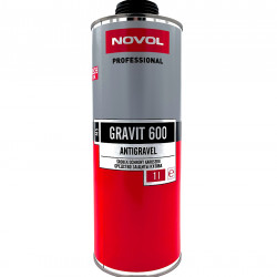 NOVOL GRAVIT 600 Средство для защиты кузова антигравий черный 1л