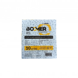 Нетканые полипропиленовые салфетки для обезжиривания Boomer W-POL 10, 70 г/м², 32x36 см., синий 805011/1