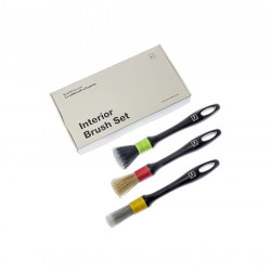 KochChemie Набор состоит из трех кистей, для очистки очистить салон автомобиля Interior Brush Set 9998133