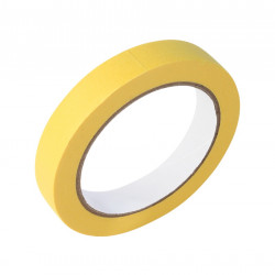 Glosswork Masking Tape Маскировочная лента, цвет желтый, ширина 19мм/30м.
