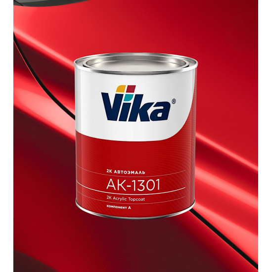 Автоэмаль Акриловая «Vika» АК-1301 2К, 850г, Рубин 110