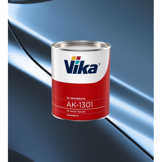 Автоэмаль Акриловая «Vika» АК-1301 2К, 850г, Голубая 425