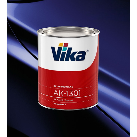 Автоэмаль Акриловая «Vika» АК-1301 2К, 850г, Синяя полночь 447