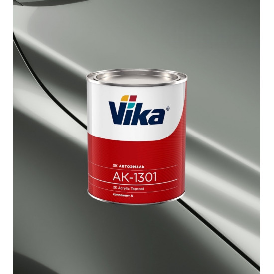 Автоэмаль Акриловая «Vika» АК-1301 2К, 850г, Серая 671