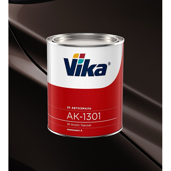 Автоэмаль Акриловая «Vika» АК-1301 2К, 850г, Темно-коричневый 793