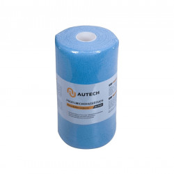 Autech PROFI-MICROFASERTUCH Микрофибра салфетка 25*25 см, голубая, 200 гр/м2. Рулон 50 шт. Au-2408