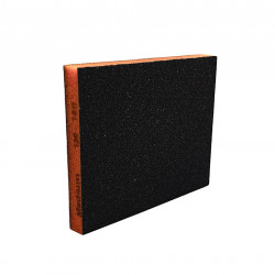 Губка двухсторонняя (губки) Orange Color MEDIUM P120-180 Размер 120*100*12mm
