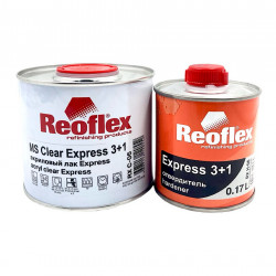 Лак Reoflex MS Express 3:1 быстрый (0,5л) акриловый КОМПЛЕКТ