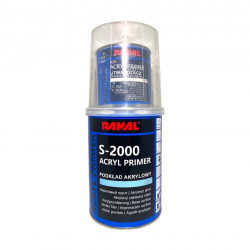 RANAL Грунт MS S-2000 (0,08л) черный с отвердителем (0,16л) КОМПЛЕКТ