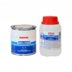 WASH PRIMER реактивный грунт 0.2л отвердитель 0.2л КОМПЛЕКТ