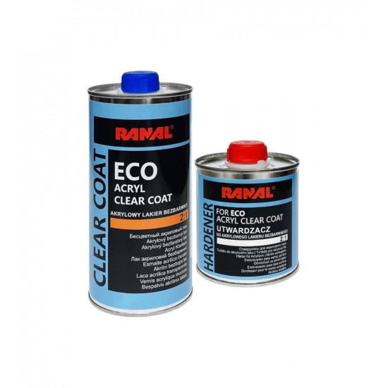 RANAL ECO - Бесцветный лак 2+1 MS + отвердитель 30301-3 30304-3