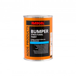 RANAL  Структурная краска BUMPER PAINT, черная, 0,5л, 31106