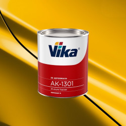 Автоэмаль Акриловая «Vika» АК-1301 2К, 850г, Светло-желтая  225