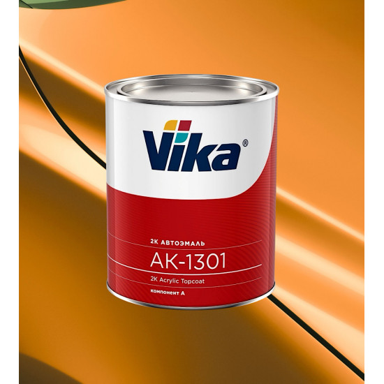 Автоэмаль Акриловая «Vika» АК-1301 2К, 850г, Апельсин 28 ИЖ