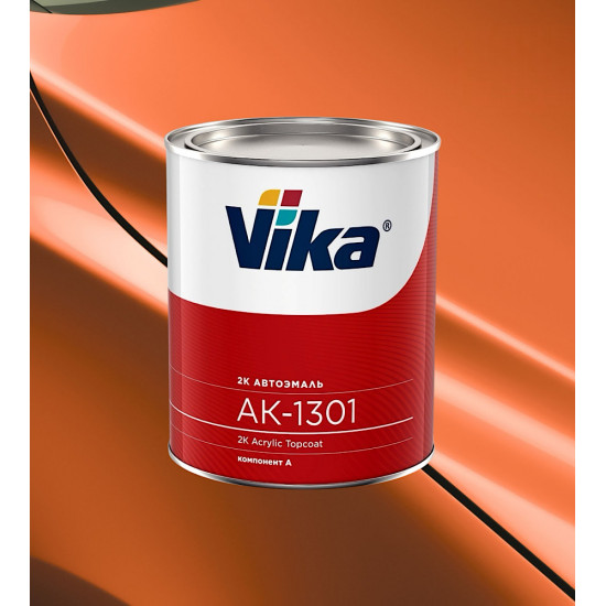 Автоэмаль Акриловая «Vika» АК-1301 2К, 850г, Апельсин КАМАЗ