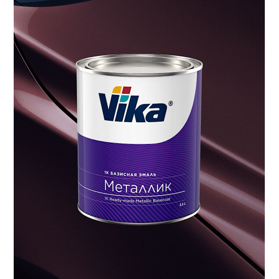 Автоэмаль"Vika" Антарес 125 металлик 0,9кг