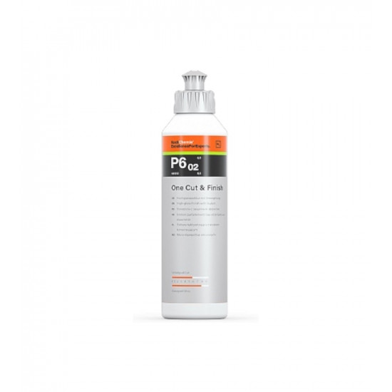 KochChemie One Cut & Finish P6.02 - Высокоглянцевая полировальная паста с герметизирующим эффектом (250 мл) 469250