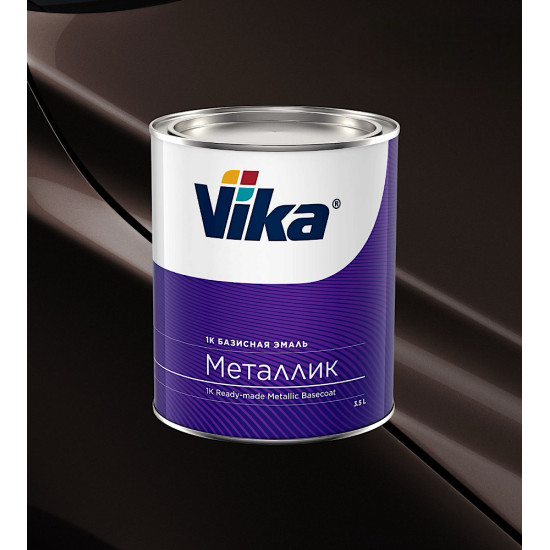 Автоэмаль"Vika" RENAULT Marron Glace D17 металлик 0,9кг