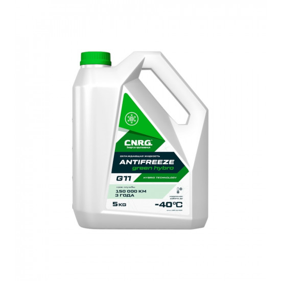 Антифриз C.N.R.G. N-FREEZE GREEN HYBRO G11 (пластиковая канистра 5л)