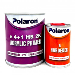 Грунт-наполнитель 2К Polaron E 4:1 (1л) черный КОМПЛЕКТ
