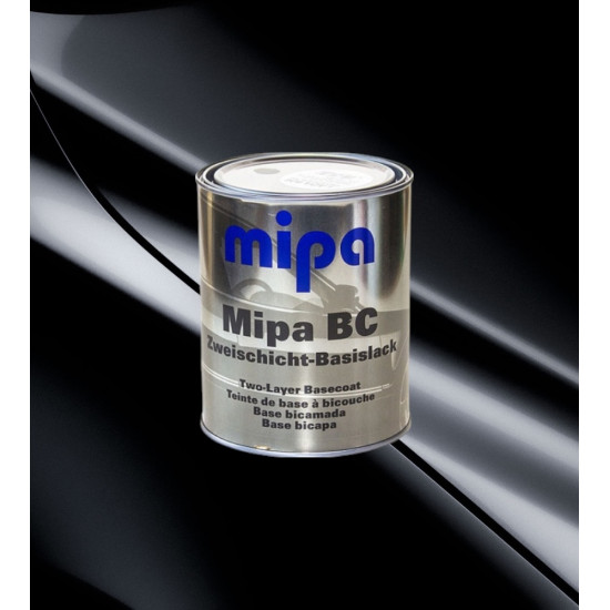 Автоэмаль Mipa база (1л) черная автомобильная базовая
