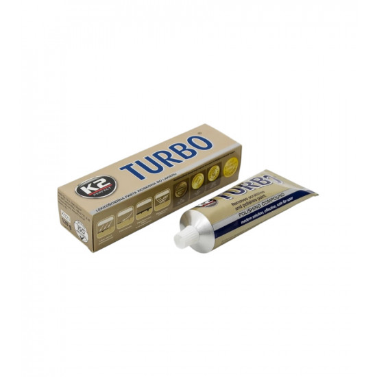 К2 Turbo Паста для чистки и полировки лака с воском (120г), EK0011