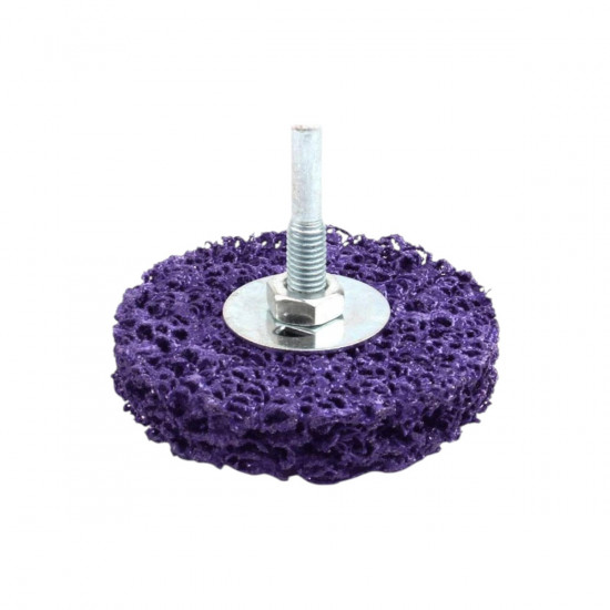 GTOOL CD 12216 Круг зачистной  d75, с хвостовиком 6мм (коралл фиолетовый)