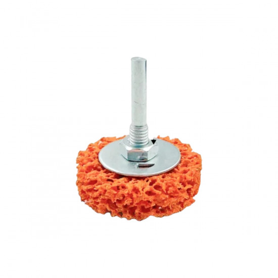 GTOOL CD 12234  Круг зачистной d50, с хвостовиком 6мм (коралл оранжевый)
