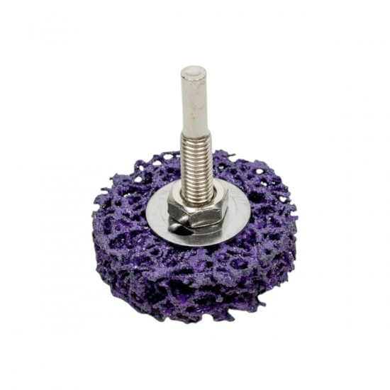 GTOOL CD 12235 Круг зачистной d50, с хвостовиком 6мм (коралл фиолетовый)