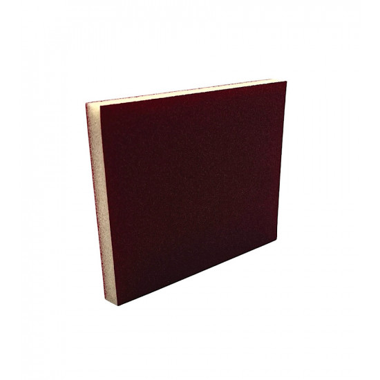 KOVAX Абразивная губка P400-500 Fine DOUBLEFLEX SOFTPADS 123x98x13мм Red