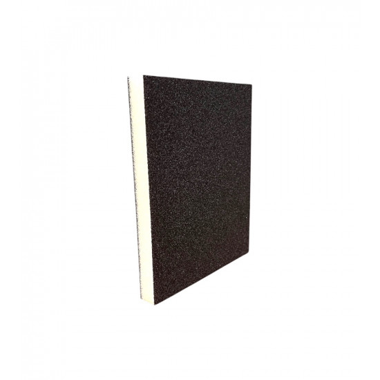 KOVAX Абразивная губка P120-240 Medium DOUBLEFLEX SOFTPADS GREY 123x98x13мм