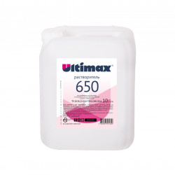  Ultimax ДХЗ Растворитель 650 в ПЭТ канистрах 10л