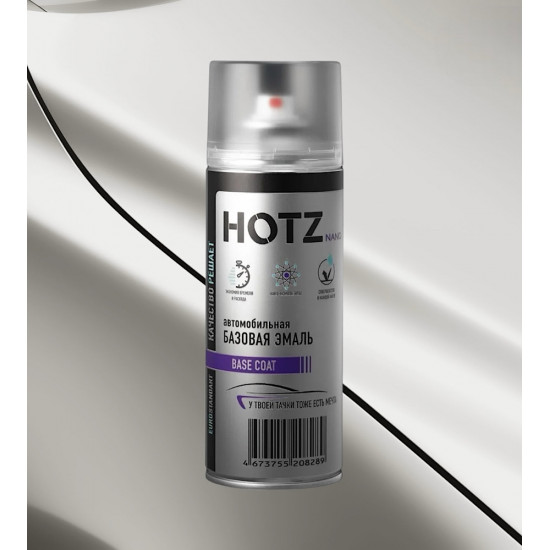 Аэрозольная автоэмаль 1K HOTZ Айсберг 204 520мл