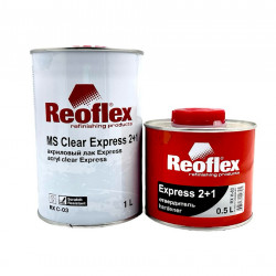 Лак Reoflex MS Express 2:1 быстрый (1л) акриловый КОМПЛЕКТ