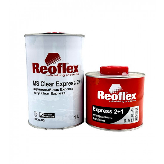 Лак Reoflex MS Express 2:1 быстрый (1л) акриловый КОМПЛЕКТ