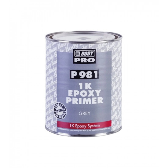 BODY P981 грунт эпоксидный 1К серый (1л)