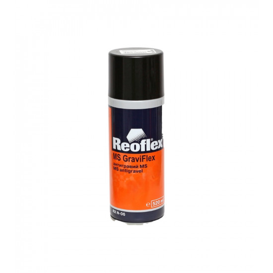 Антигравий Reoflex MS аэрозоль, 520 мл, черный RX N-06/520 B