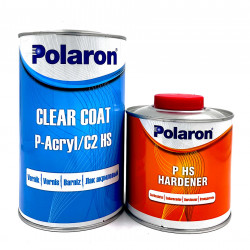P-acryl C2 HS Лак прозрачный 1л КОМПЛЕКТ