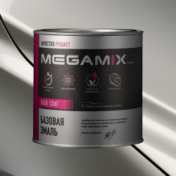 Базовая автоэмаль Megamix, Renault Gris Boreal 632, 850 мл. металлик
