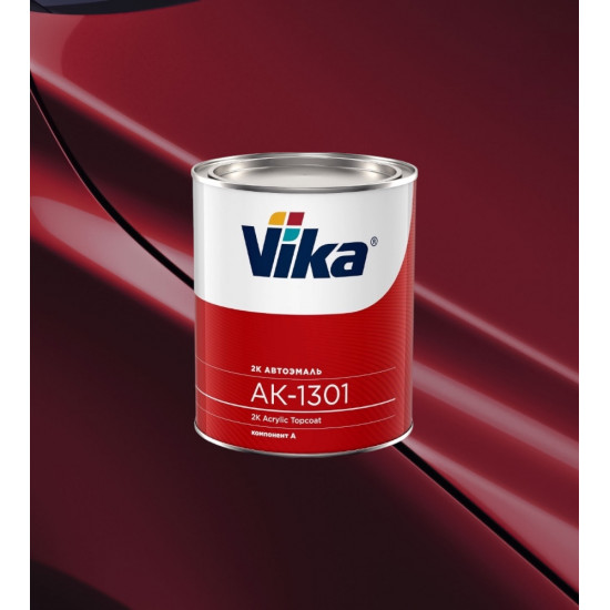 Автоэмаль Акриловая «Vika» АК-1301 2К, 850г, Вишня-02 127