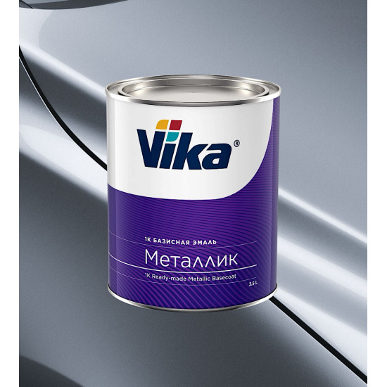 Автоэмаль"Vika" Ледяной 413 металлик 0,9кг