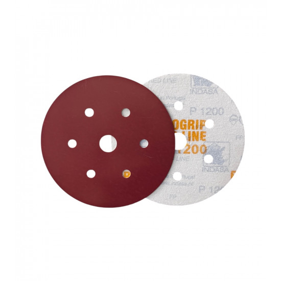 RHYNOGRIP PLUS Круг (6H+1CH) D150мм Р1200 INDASA 34152