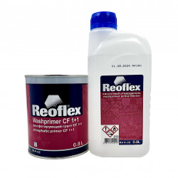 Грунт кислотный 2К Reoflex Wash Primer (0,8л) желтый фосфатирующий КОМПЛЕКТ