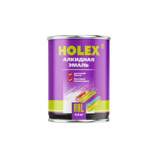 610 Автоэмаль алкидная динго 0,8кг HOLEX