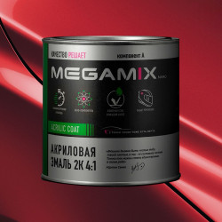 Акриловая автоэмаль 2К 4:1 MegaMix 800г Торнадо 170